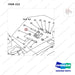 AC222 HPT28 HAND PALLET TRUCK - FRAME - parts diagram, item 222 shown - genuine Doosan / Bobcat forklift part