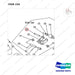 AC235 HPT28 HAND PALLET TRUCK - FRAME - parts diagram, item 235 shown - genuine Doosan / Bobcat forklift part