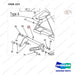 AC237 HPT28 HAND PALLET TRUCK - FRAME - parts diagram, item 237 shown - genuine Doosan / Bobcat forklift part