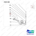 AC308 HPT28 HAND PALLET TRUCK - PUMP - parts diagram, item 308 shown - genuine Doosan / Bobcat forklift part