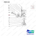AC310 HPT28 HAND PALLET TRUCK - PUMP - parts diagram, item 310 shown - genuine Doosan / Bobcat forklift part