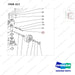 AC317 HPT28 HAND PALLET TRUCK - PUMP - parts diagram, item 317 shown - genuine Doosan / Bobcat forklift part