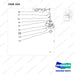 AC335 HPT28 HAND PALLET TRUCK - PUMP - parts diagram, item 335 shown - genuine Doosan / Bobcat forklift part