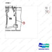 D131160 LINES GP-MAST OPERATING - parts diagram, item 1 shown - genuine Doosan / Bobcat forklift part