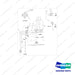 D140261 LINES GP-WATER(GAS) - full parts diagram - genuine Doosan / Bobcat forklift part