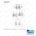D141217 TIRE;DOUBLE SOLID DRV,PNEU STR - full parts diagram, item 2 marked - genuine Doosan / Bobcat forklift part