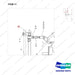 D150274 CONTROL GP-BRAKE & INCHING - parts diagram, item 11 shown - genuine Doosan / Bobcat forklift part