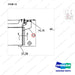 D150691 HOOD GP - parts diagram, item 13 shown - genuine Doosan / Bobcat forklift part