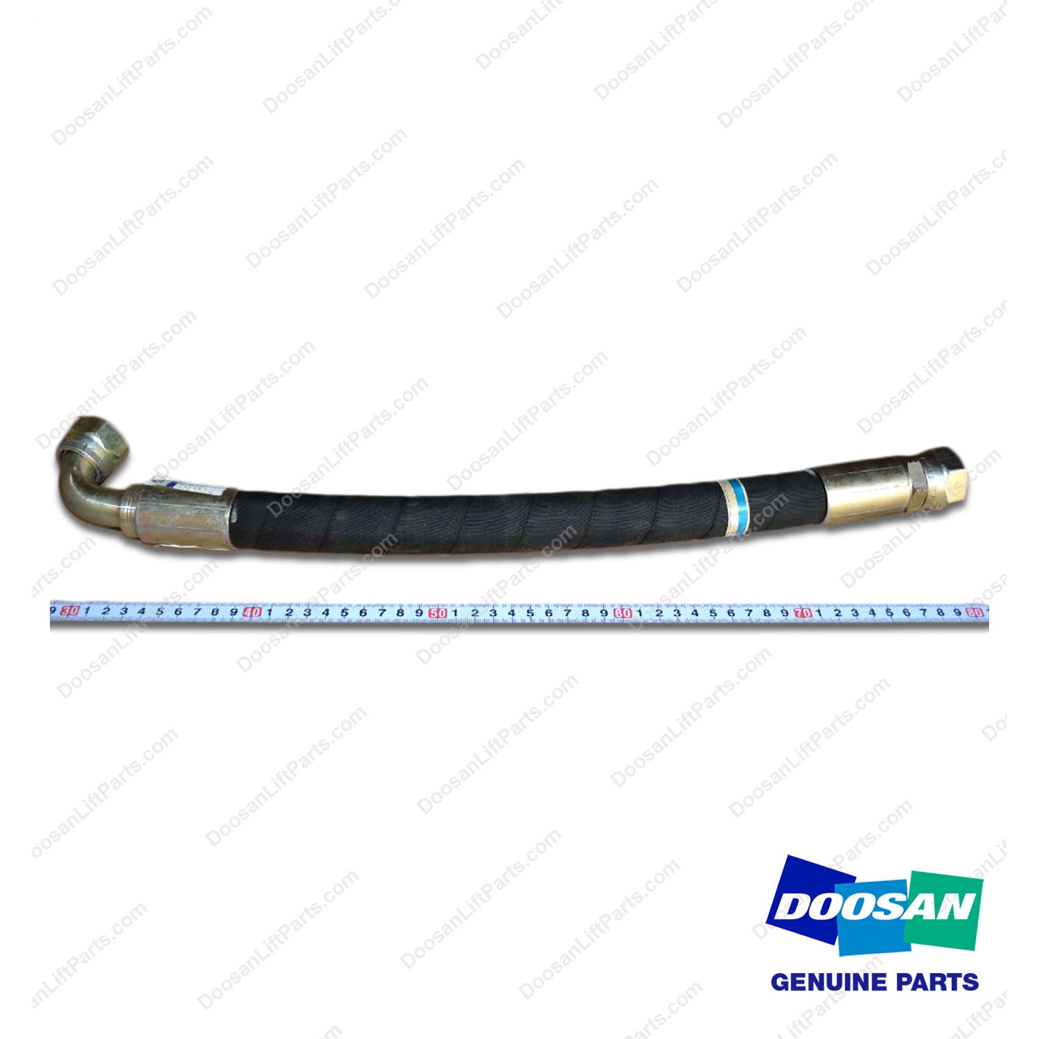 Hose ASSY;45ELBOW-Straight - Doosan Forklift Part D151077