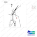 D151068 CONTROL GP-PARKING BRAKE - parts diagram, item 1 shown - genuine Doosan / Bobcat forklift part