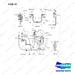 D151131 LINES GP-MAST OPERATING - full parts diagram, item 10 marked - genuine Doosan / Bobcat forklift part