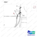 D160214 COOLER GP-TRANS OIL - parts diagram, item 7 shown - genuine Doosan / Bobcat forklift part