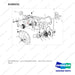 D160231 DIFFERENTIAL - (1/2)-D35/45S(LC500) - full parts diagram, item 18 marked - genuine Doosan / Bobcat forklift part