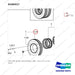 D160317 TIRE AND WHEEL GROUP;PNEU, ODB - parts diagram, item 1-01 shown - genuine Doosan / Bobcat forklift part