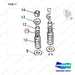 D160957 CYLINDER HEAD GP(1004.4 E/G) - parts diagram, item 11 shown - genuine Doosan / Bobcat forklift part