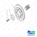D161289 FRONT END DRIVE GP(1004.4 E/G) - full parts diagram - genuine Doosan / Bobcat forklift part