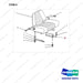 D170099 SEAT GP-GRAMMER - full parts diagram, item 8 marked - genuine Doosan / Bobcat forklift part