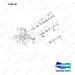 D180326 VALVE AS - full parts diagram, item 26 marked - genuine Doosan / Bobcat forklift part