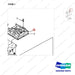 D180342 TRANSMISSION AS - (1/2) - parts diagram, item 1 shown - genuine Doosan / Bobcat forklift part