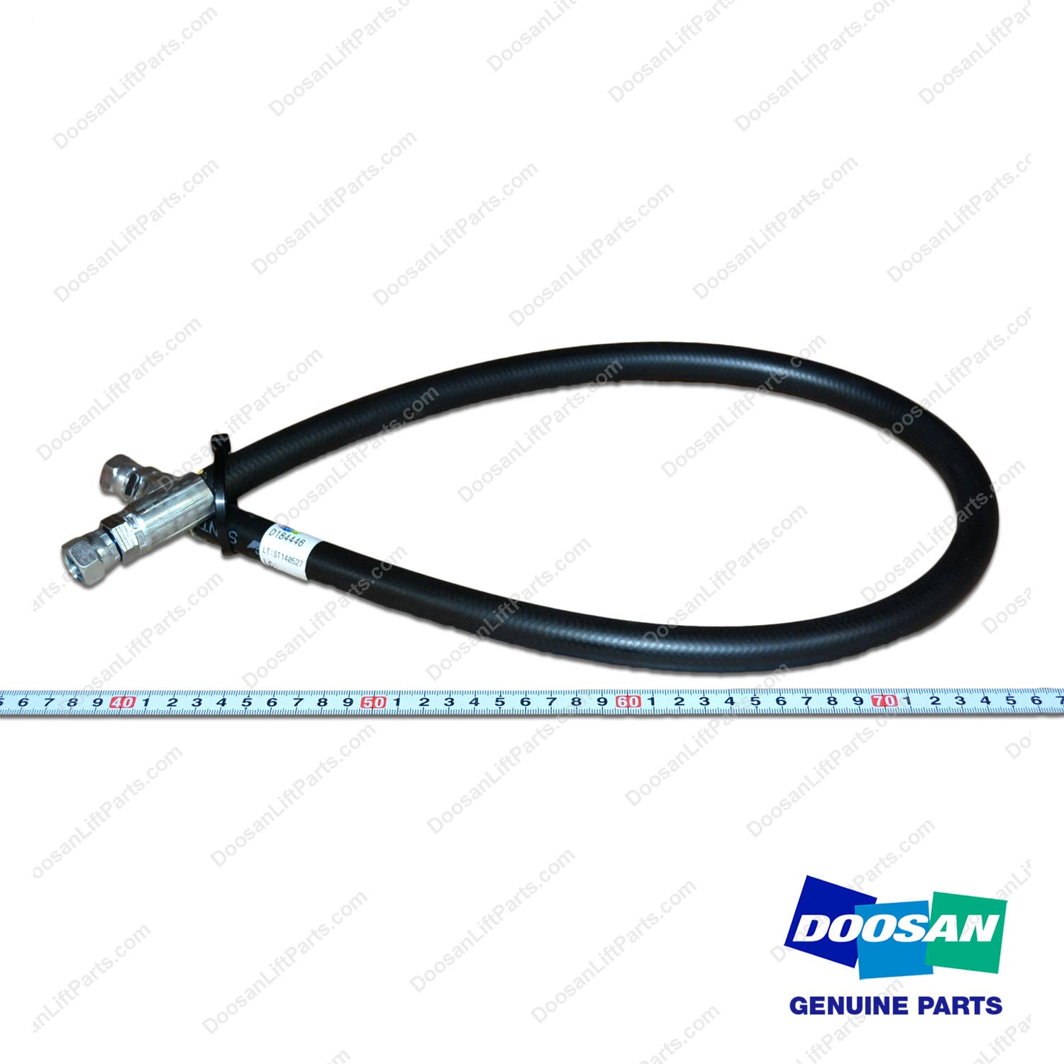Hose Assy;straight - Doosan Forklift Part D184446