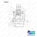 D184448 VALVE AR-3 WAY - (1/2)-D60(EEC DELIVERED TRUCK ONLY) - full parts diagram, item 22 marked - genuine Doosan / Bobcat forklift part