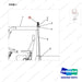 D287629LED CHANGEOVER AR.-STROBE - (RED)(TIER II & STAGE II CERTIFIED) - parts diagram, item 1 shown - genuine Doosan / Bobcat forklift part