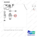D419549 VALVE SUB ASSY;3SEC 3LEV - parts diagram, item 47 shown - genuine Doosan / Bobcat forklift part