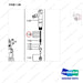 D460407 Fuel Injection Valve Gp - parts diagram, item 1-08 shown - genuine Doosan / Bobcat forklift part