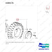 D480176 TIRE ASSY;PNEU.TIRE.AR (6.5-10,12) - parts diagram, item 1-01 shown - genuine Doosan / Bobcat forklift part