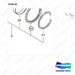 D480591 TIRE ARRANGEMENT - D10S - parts diagram, item 5A shown - genuine Doosan / Bobcat forklift part