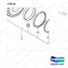 D480592 TIRE ARRANGEMENT - D10S - parts diagram, item 5B shown - genuine Doosan / Bobcat forklift part