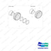 D480597 ARRANGEMENT;TIRE,SOLID - full parts diagram - genuine Doosan / Bobcat forklift part