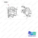 D490573 CARBURETOR ASS'Y - full parts diagram, item 3 marked - genuine Doosan / Bobcat forklift part