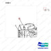 D490573 CARBURETOR ASS'Y - parts diagram, item 3 shown - genuine Doosan / Bobcat forklift part