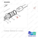 D510301 CYLINDER GP - SIDESHIFTER - parts diagram, item 7 shown - genuine Doosan / Bobcat forklift part