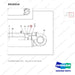 D510314 CYLINDER ASSY,TILT; - parts diagram, item 16 shown - genuine Doosan / Bobcat forklift part