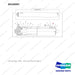 D510597 Lift Cylinder - STD - full parts diagram, item 5 marked - genuine Doosan / Bobcat forklift part