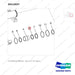D512037 CYLINDER,STEERING - parts diagram, item 5 shown - genuine Doosan / Bobcat forklift part