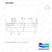 D512051 CYLINDER,GAS;3TON - parts diagram, item 1 shown - genuine Doosan / Bobcat forklift part