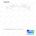 D512222 CYLINDER,FORK POSITIONER - full parts diagram, item 2 marked - genuine Doosan / Bobcat forklift part