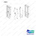 D512982 MAST AR.; FFT,  MFH 3575, OAL - full parts diagram, item 3 marked - genuine Doosan / Bobcat forklift part
