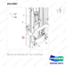 D512987 MAST AR.; FFT,  MFH 5150, OAL - parts diagram, item 3 shown - genuine Doosan / Bobcat forklift part