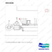 D513426 CYLINDER,HYDRAULIC;CABIN - parts diagram, item 3 shown - genuine Doosan / Bobcat forklift part