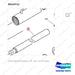 D513711 Lift Cylinder Gp-Secondary - FFT - parts diagram, item 2 shown - genuine Doosan / Bobcat forklift part