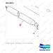 D513871 Cylinder Gp-Lift - FFT-Primary - parts diagram, item 2 shown - genuine Doosan / Bobcat forklift part