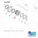 D513890 Cylinder Gp-Lift - FFT-Primary - parts diagram, item 3 shown - genuine Doosan / Bobcat forklift part