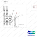 D516005 VALVE AR-2 WAY - parts diagram, item 8 shown - genuine Doosan / Bobcat forklift part