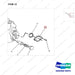 D516013 SECTION GP-VALVE - parts diagram, item 12 shown - genuine Doosan / Bobcat forklift part