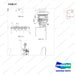 D516046 CHANGE OVER AR.3 SEC TO 4 SEC - parts diagram, item 21 shown - genuine Doosan / Bobcat forklift part