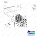 D517145 LINE GROUP;FINGERTIP-4WAY - parts diagram, item 1 shown - genuine Doosan / Bobcat forklift part